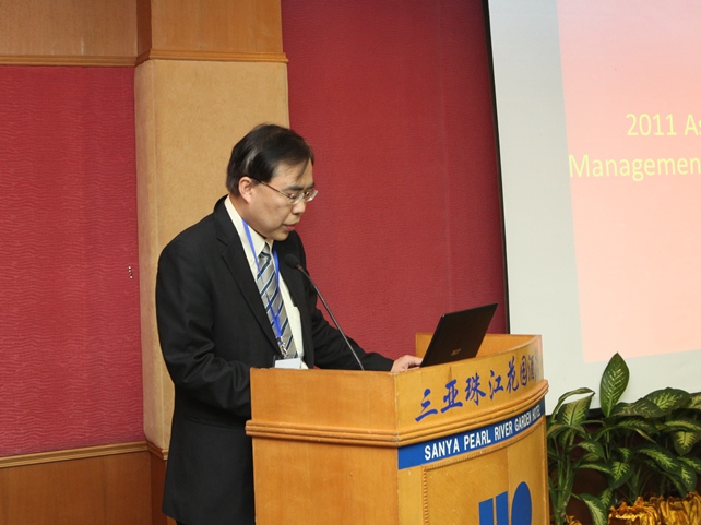 The Speech of Prof. Huo Jiazhen (Dean of School of Economics & Management, Tongji University, China)